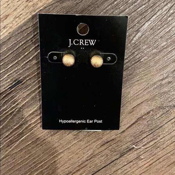 J. Crew Factory Jewelry - NWT J. Crew Factory Brushed Ball Stud Earrings